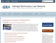 Tablet Screenshot of gabankruptcylawyersnetwork.com